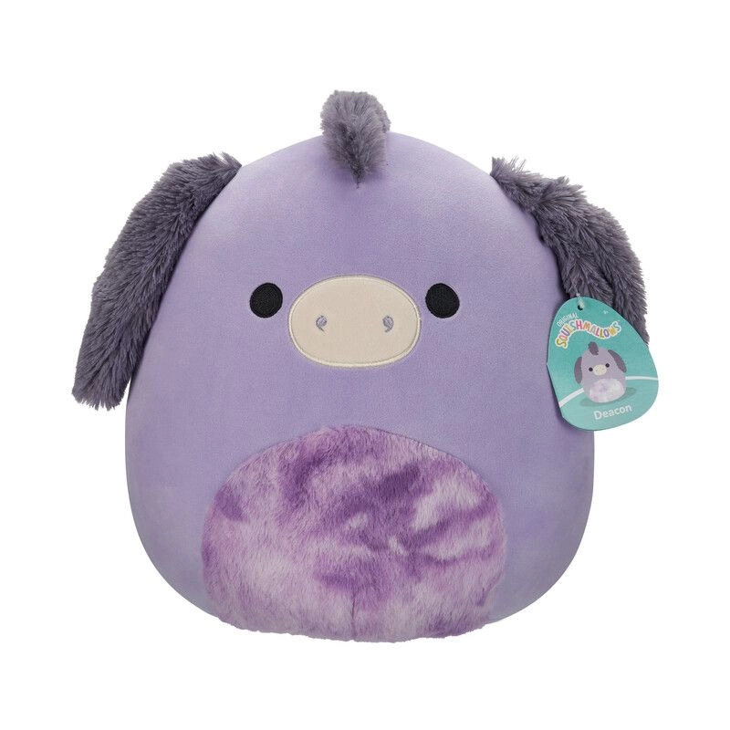 Deacon Purple Donkey Medium 31 cm Plush