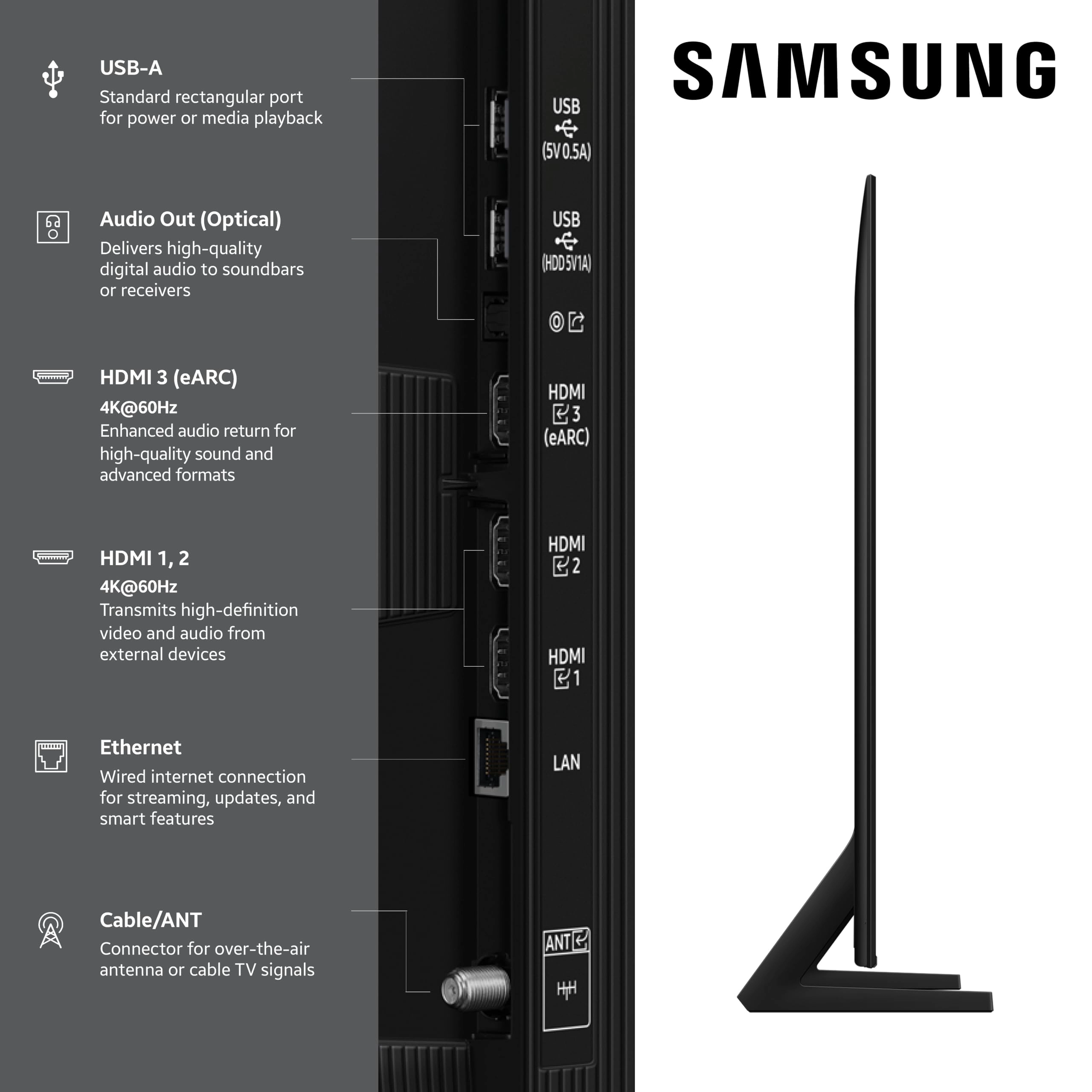 QN43Q8FAAFXZA - 43-Inch