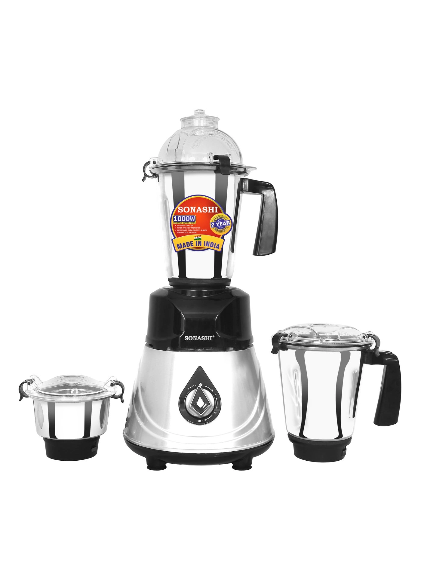 SONASHI Mixer Grinder - 1.5 L 1000 W