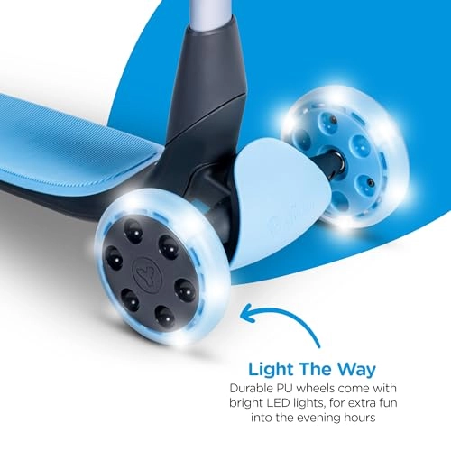 LUNA 3-in-1 Kick Scooter – LED + Seat