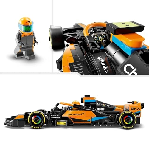 NEOM McLaren Formula E Race Car (42169) + 2023 McLaren Formula 1 Race Car (76919)