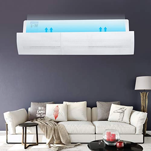 AC Deflector - 56*18cm Telescopic white