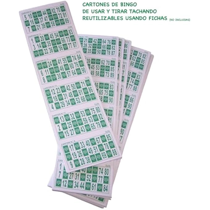 210 REUSABLE BOXES - Chips Not Included For 90 Ball Bingo