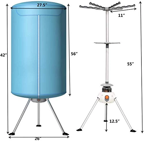 Folding Clothes Dryer - Portable Ventless Hot Drying