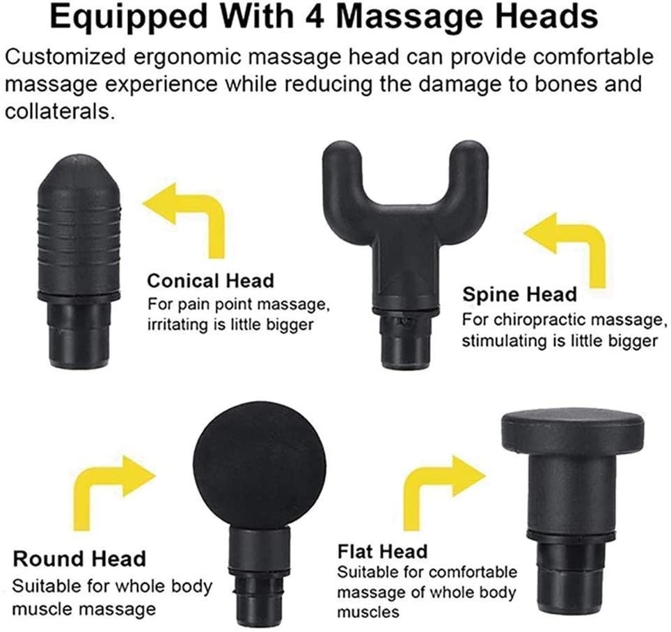 Gun Massager - 8 Heads 32 Gears Massage Gun