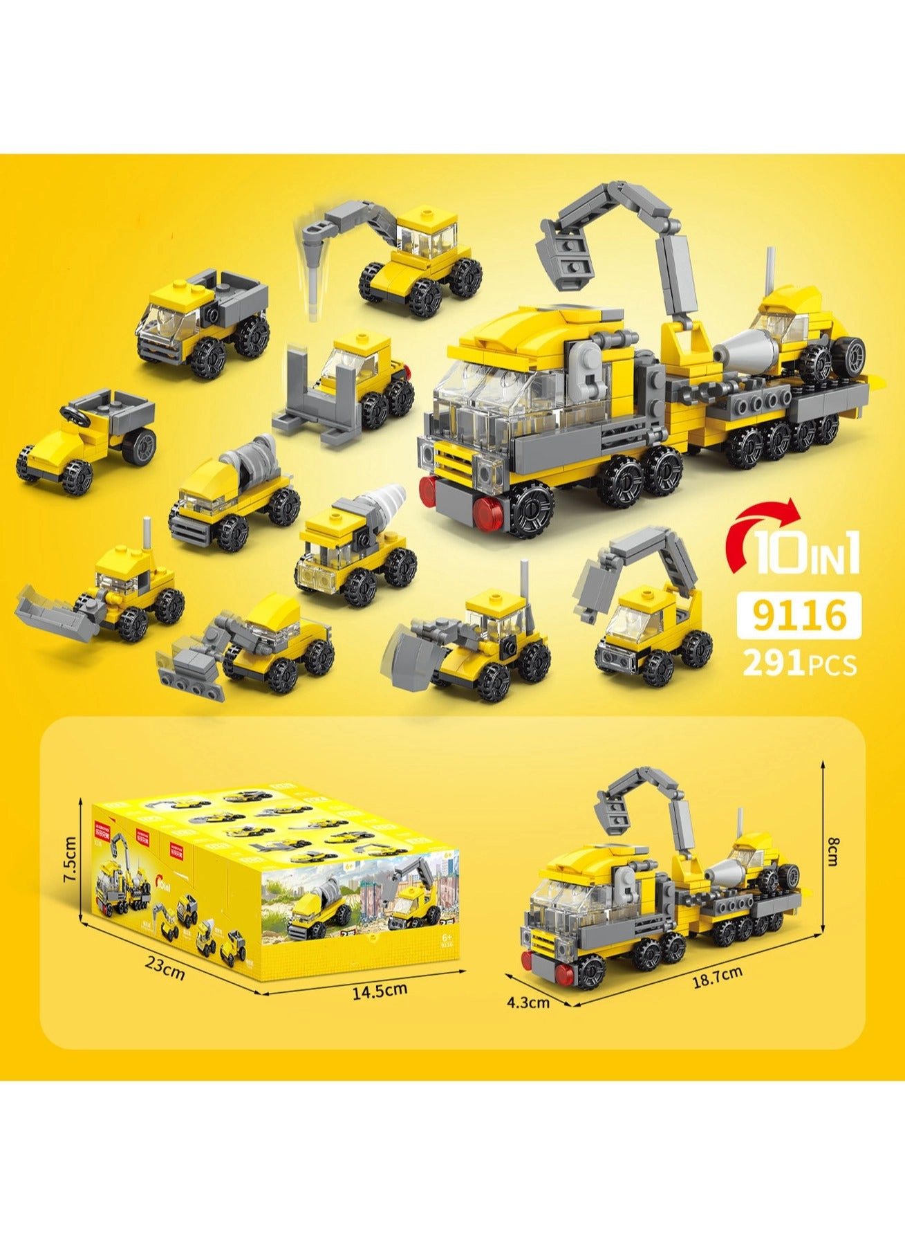 Heavy-Duty Engineering Vehicle - 10 In 1