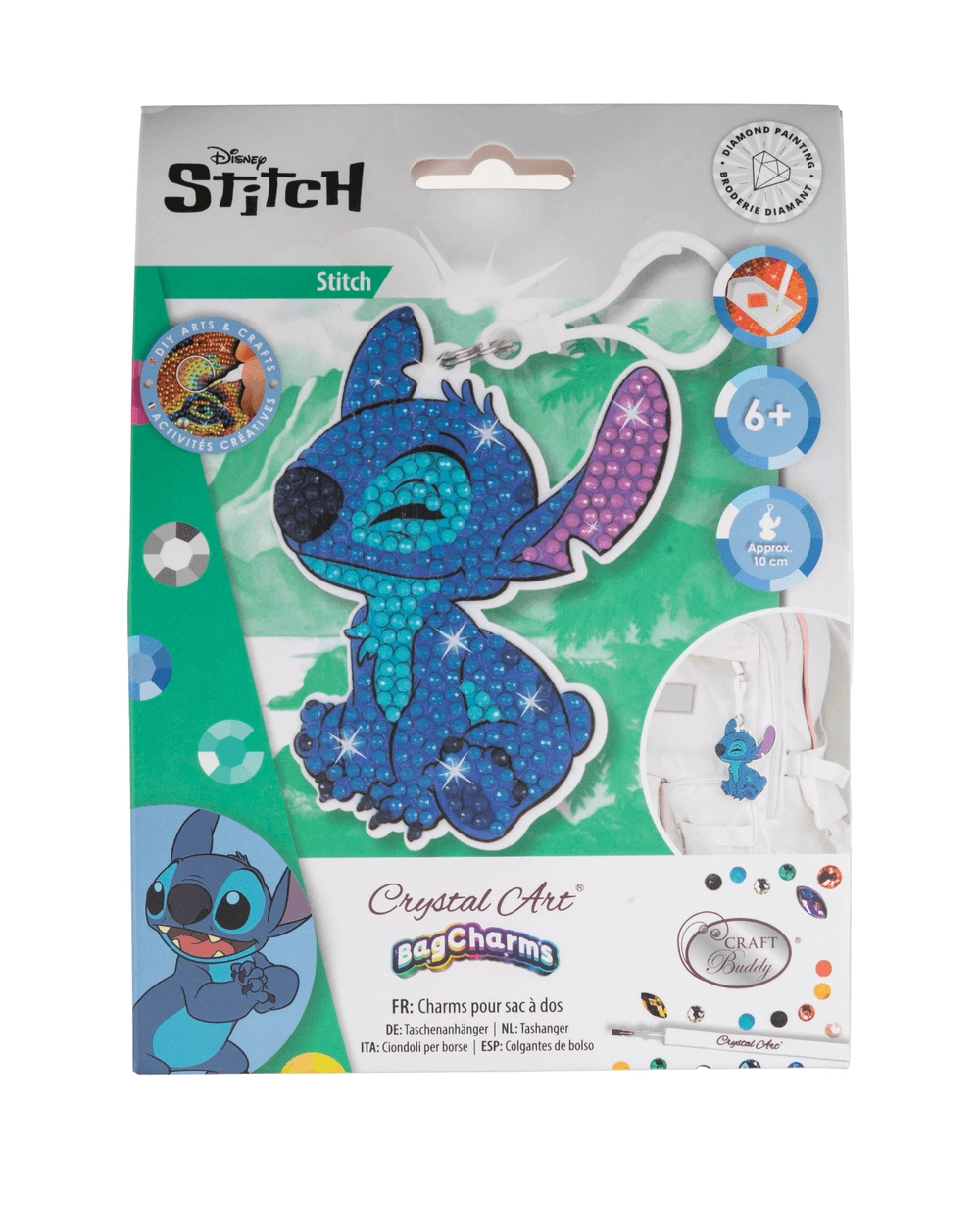 CRAFT Buddy Disney Stitch - Crystal Art Bag Charm Kit