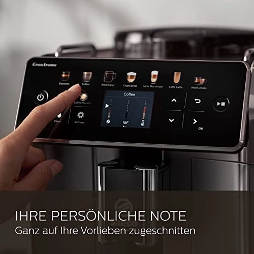 GranAroma SM6580/10 - 14 Coffee Specialities 4 User Profiles Coloured TFT Display