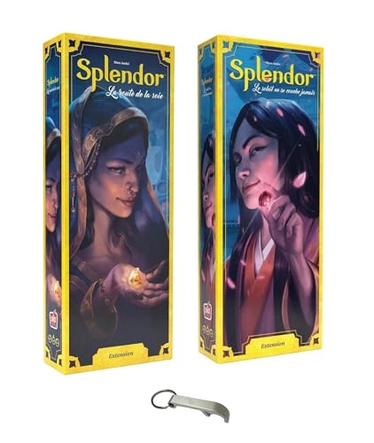 Splendor Sun Never Set Extension - 2 Variants + Card Protector Pack - Sun + Sleeves + Bottle Opener