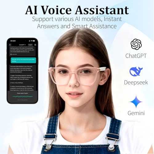 AI Language Translation Glasses - 150 languages Bluetooth 5.4 Color-Change Lens