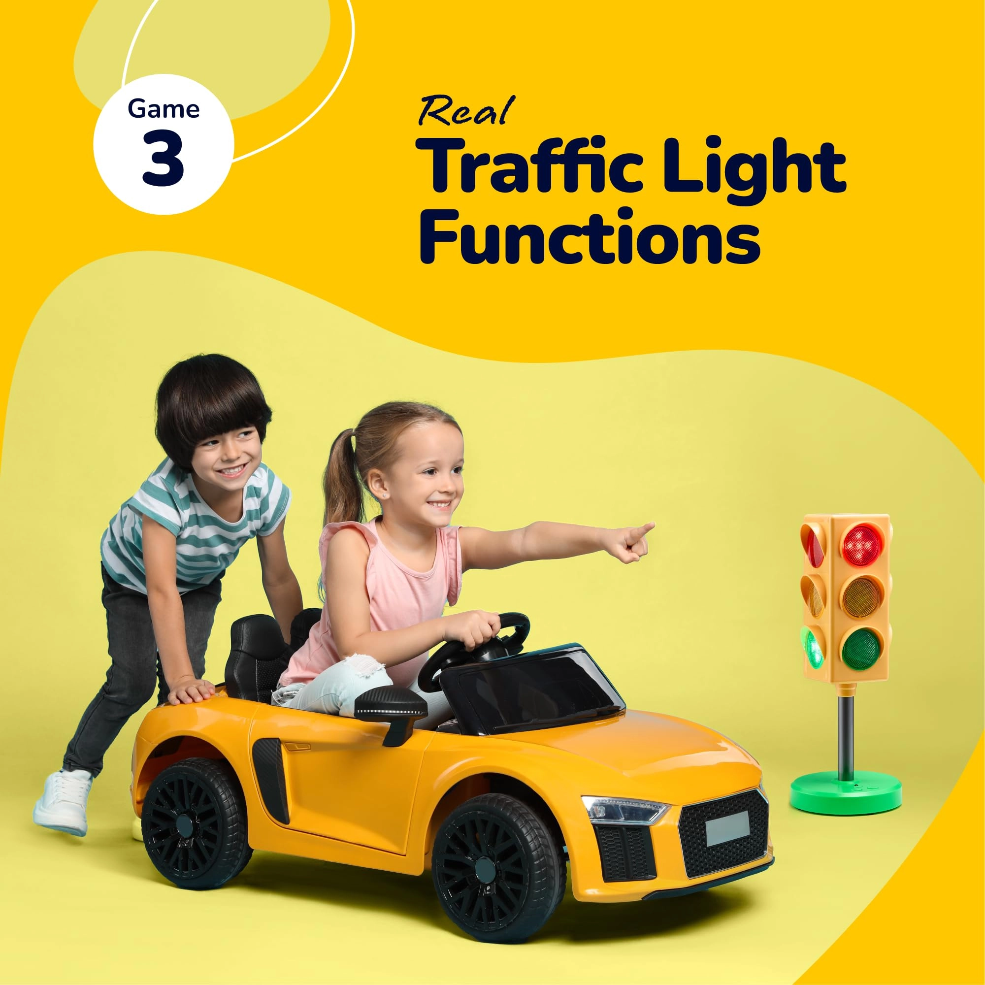 Traffic Light - 13-Inch 8 Modes Remote