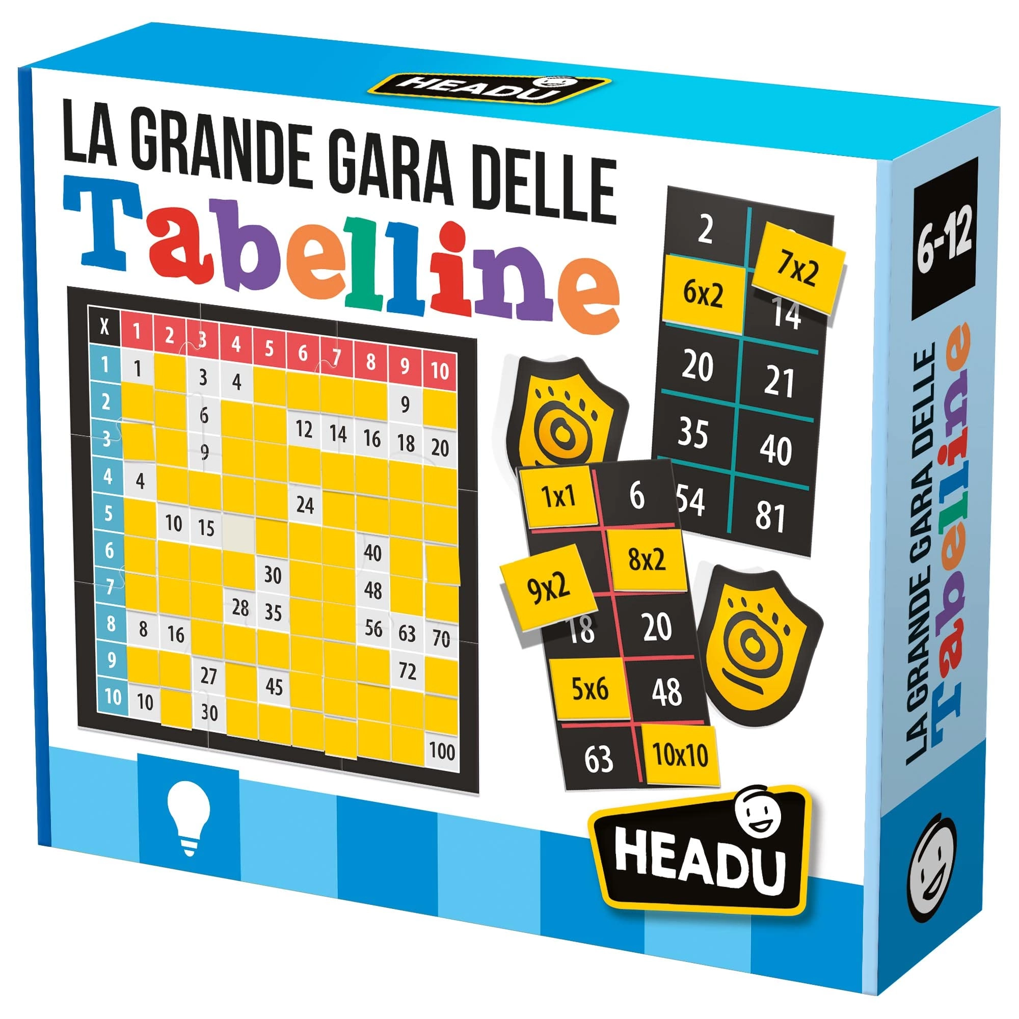 Headu Big Race of Tables - 18.0 months 100 pieces