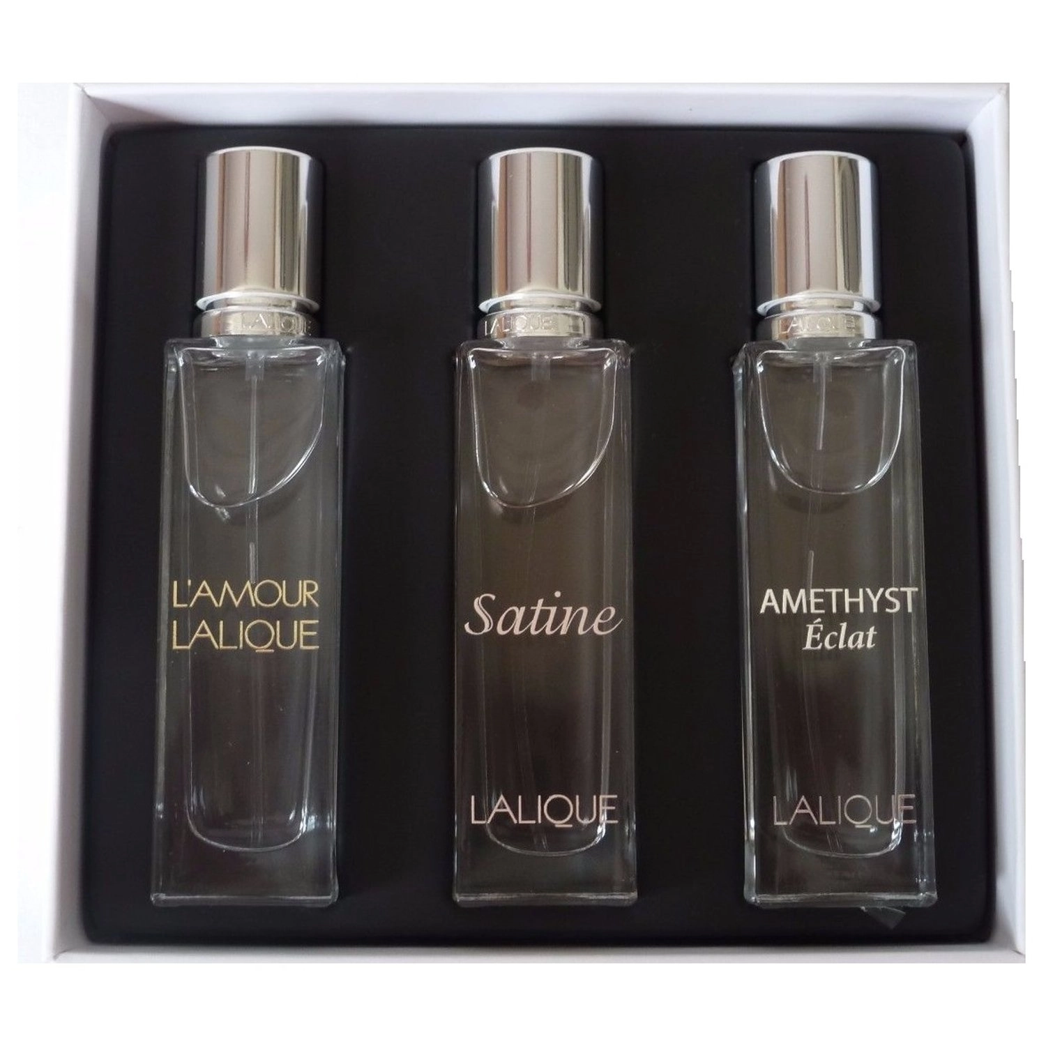 L'Amour - 15ml EDP + Satine - 15ml EDP + Amethyst Eclat - 15ml EDP