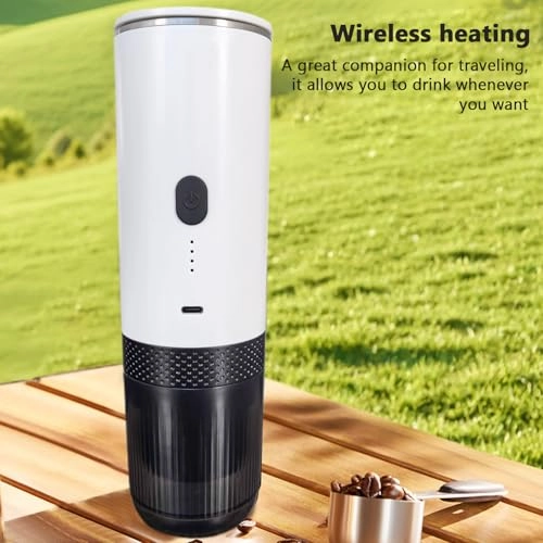 Portable Coffee Maker - 2 in 1 Grind & Capsules 20BAR 7500mAh