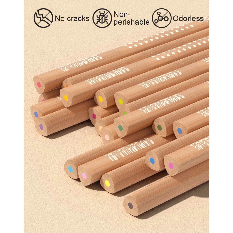 Vibrant Coloring Pencils - 24