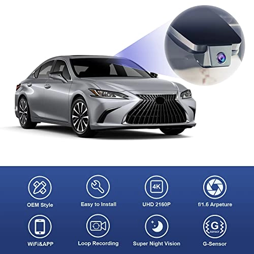 Dash Cam 2160P for Lexus ES 2019-2025