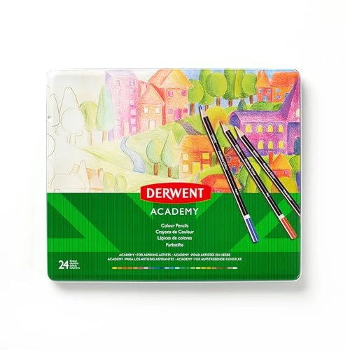 Academy Coloured Pencils - 24 Pcs