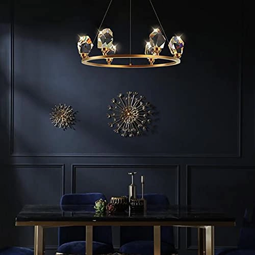 All Copper Ring Crystal Lights - 120cm