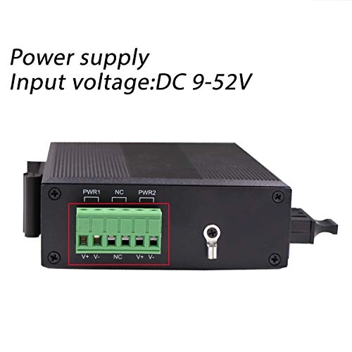 6 Port Gigabit Industrial Fiber Optic Outdoor Switch