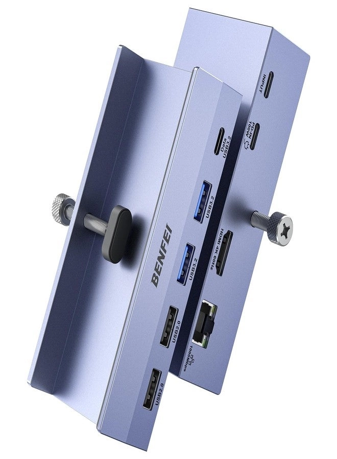 Benfei 8-in-1 USB C Hub - 4K@60Hz 100W PD Gigabit Ethernet