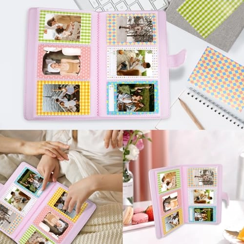 2x3" 108 Pockets PU Leather Photo Album