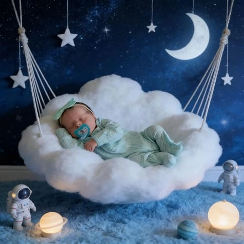 Reborn Baby Doll - 18 Inch Silicone Girl Sleeping Ages 3+