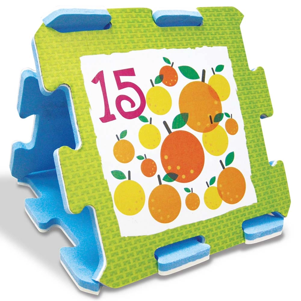 Numbers & Objects Puzzle Mat - Suitable for 10 months & above 24 pieces