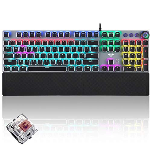 Retro Steampunk Gaming Mechanical Keyboard - Wireless