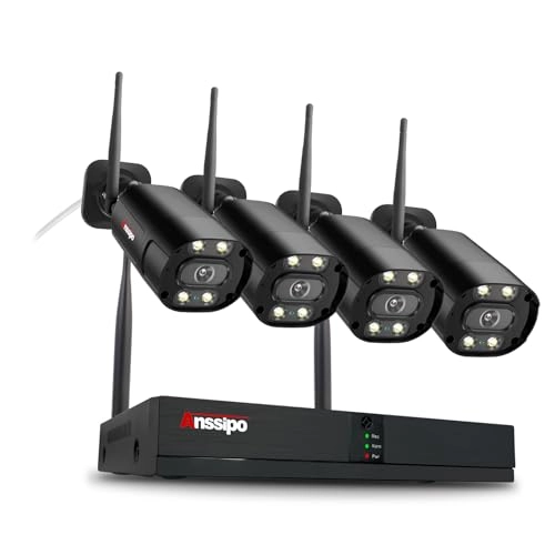 3MP Wireless Security Camera System - 4 8 channels 2304X1296P