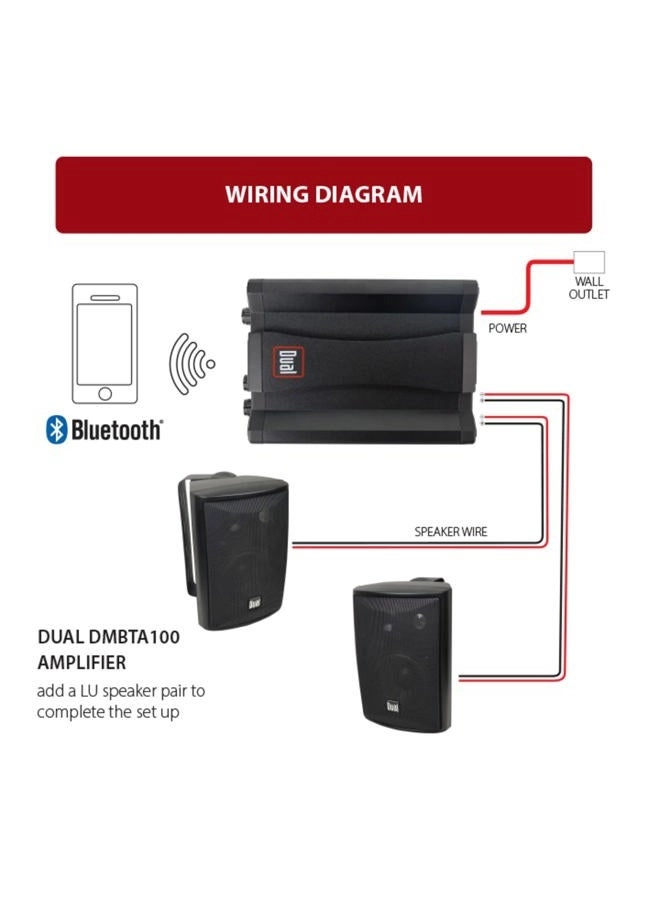DBTMA100 - Class D 2 Channel 25W x 2 RMS