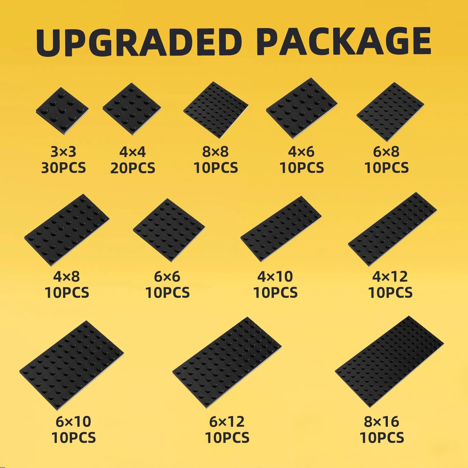 Small Building Plates - Small Flat Baseplates 150 pcs