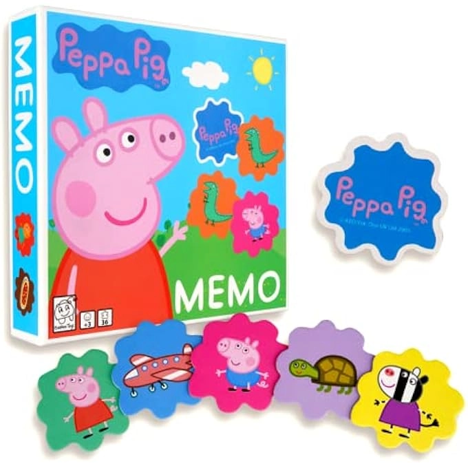PEPPA PIG MEMORY GAME - 3 YEARS 36 CARDS