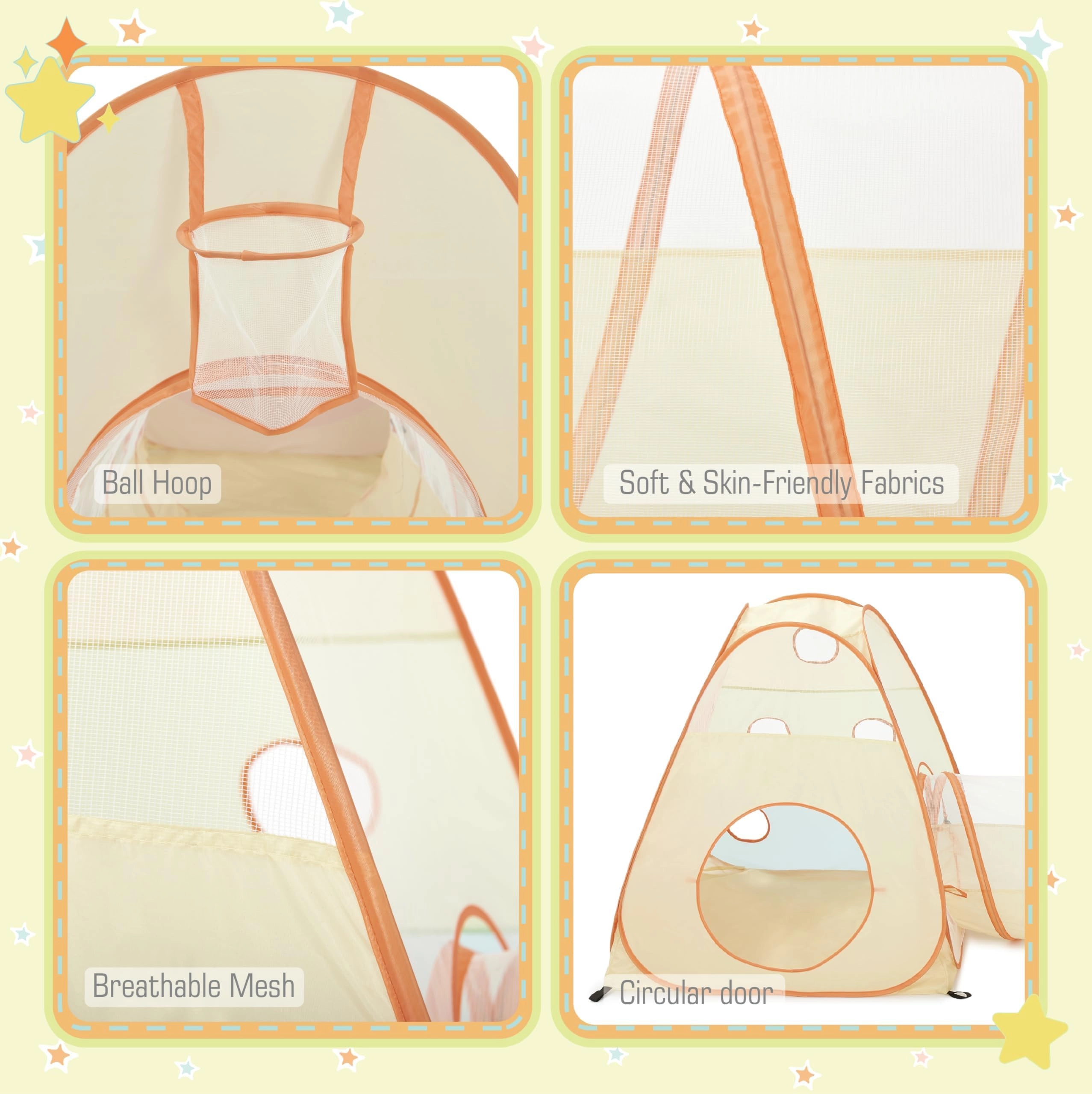 3 in 1 Pop Up Play Tent