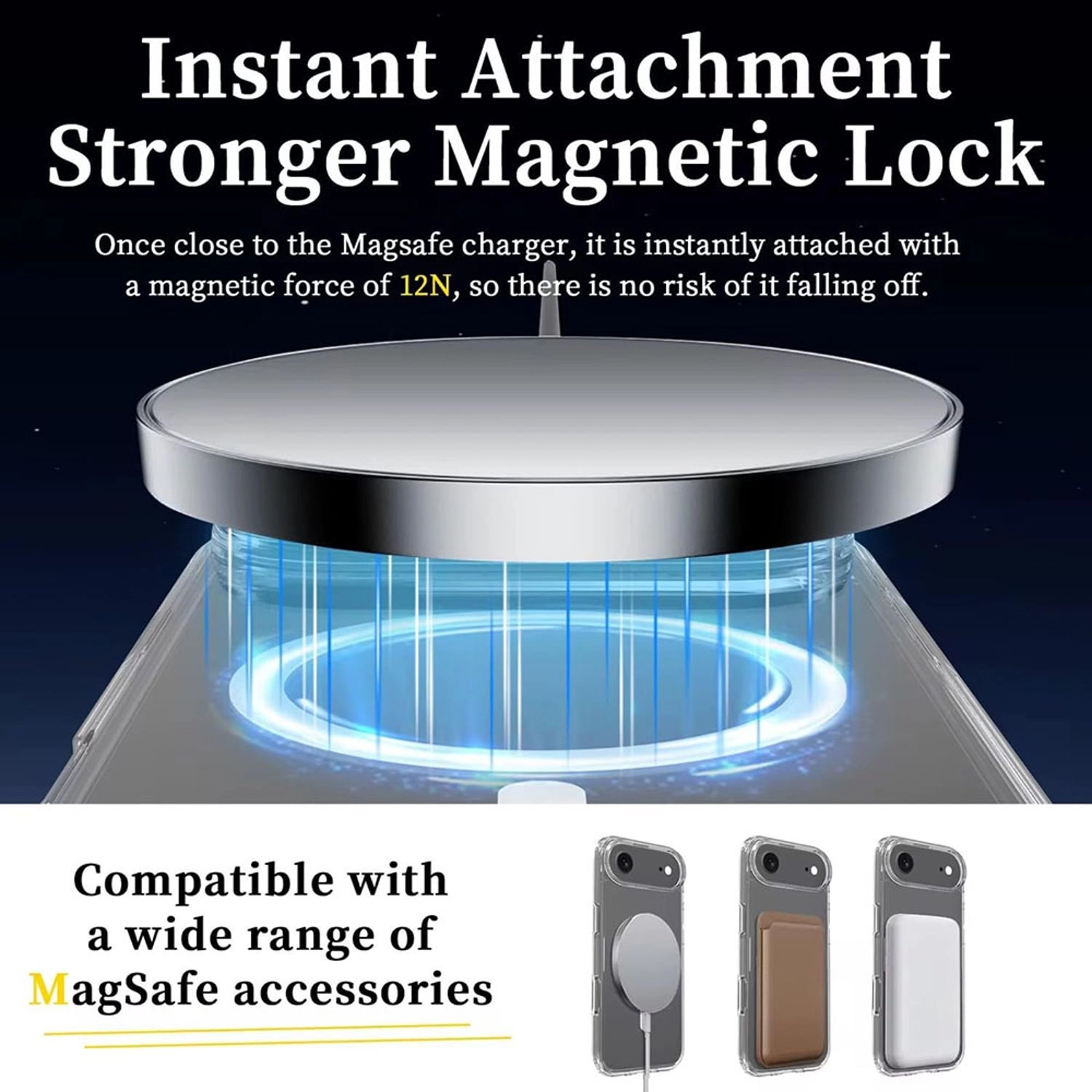 Clear MagSafe Case for iPhone 17 Air