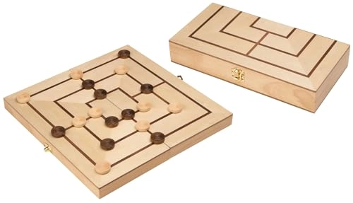 Nine Mens Morris - Wooden Folding Board