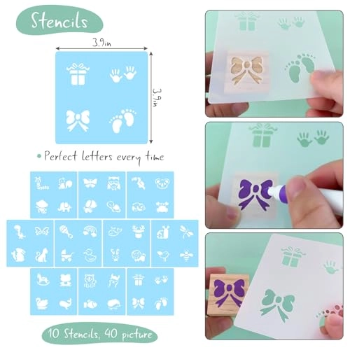 Baby Shower Blocks - 12 months - 5 years 117 Pcs