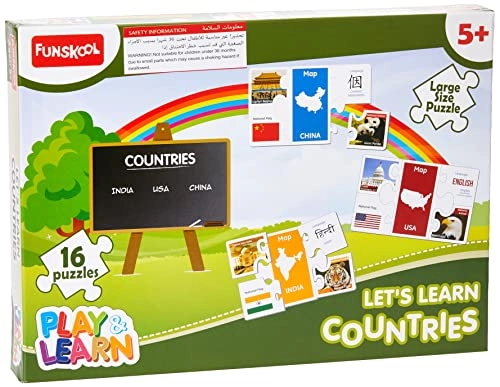 COUNTRIES - 6 - 13 years 105 pieces