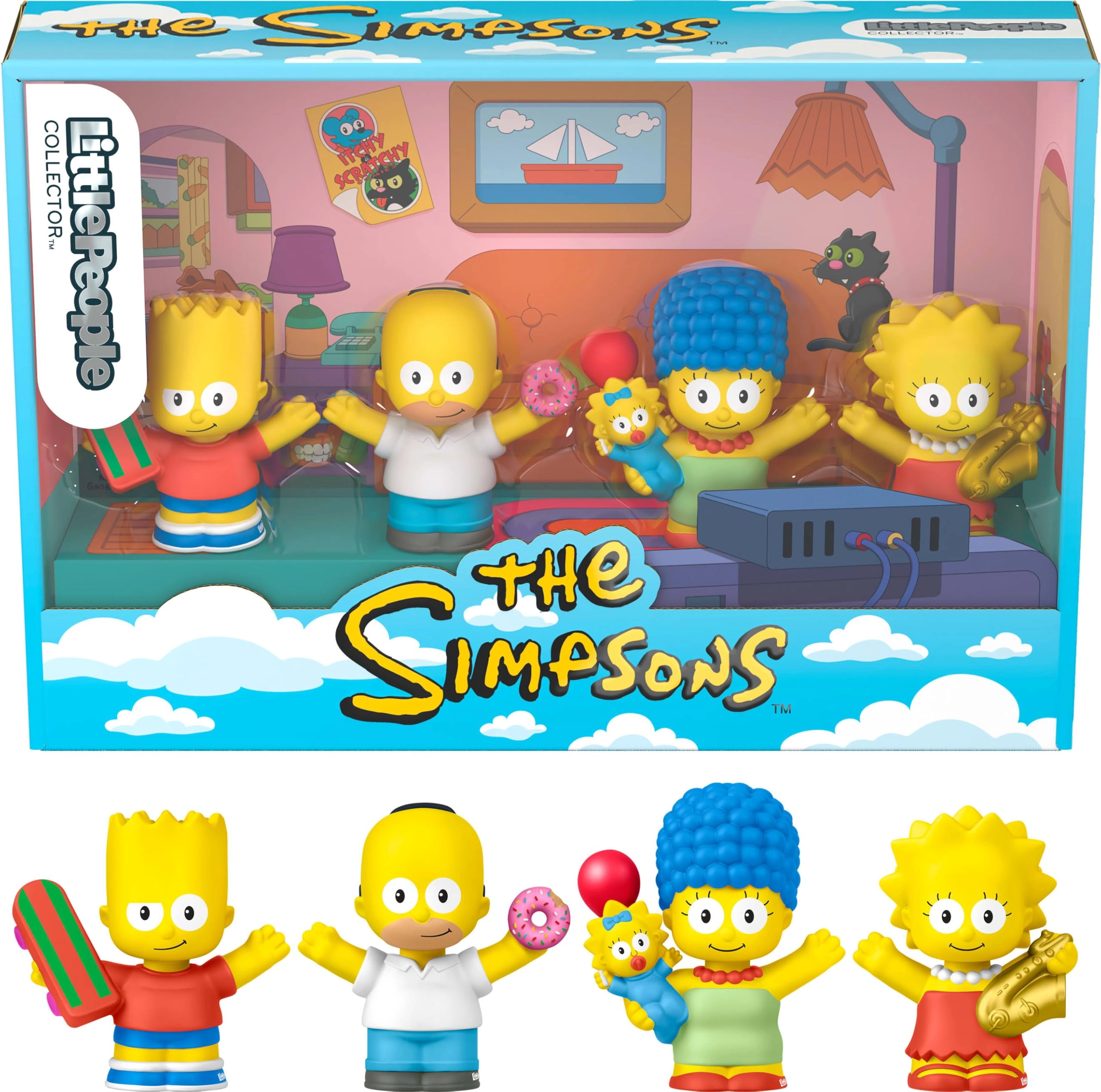 Fisher-Price Little People Collector Figure Set - The Simpsons - Special Edition - 4 pcs
