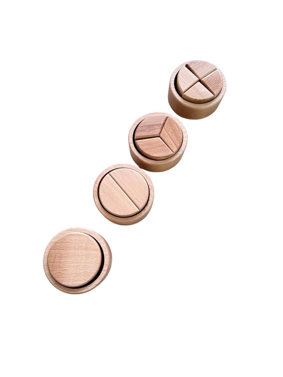 Fraction Cups Circle - Suitable for 3 years and above 14 Pcs