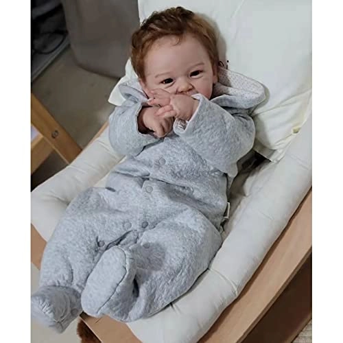 Reborn Baby Doll - 55cm Soft Silicone Limbs Cloth Body