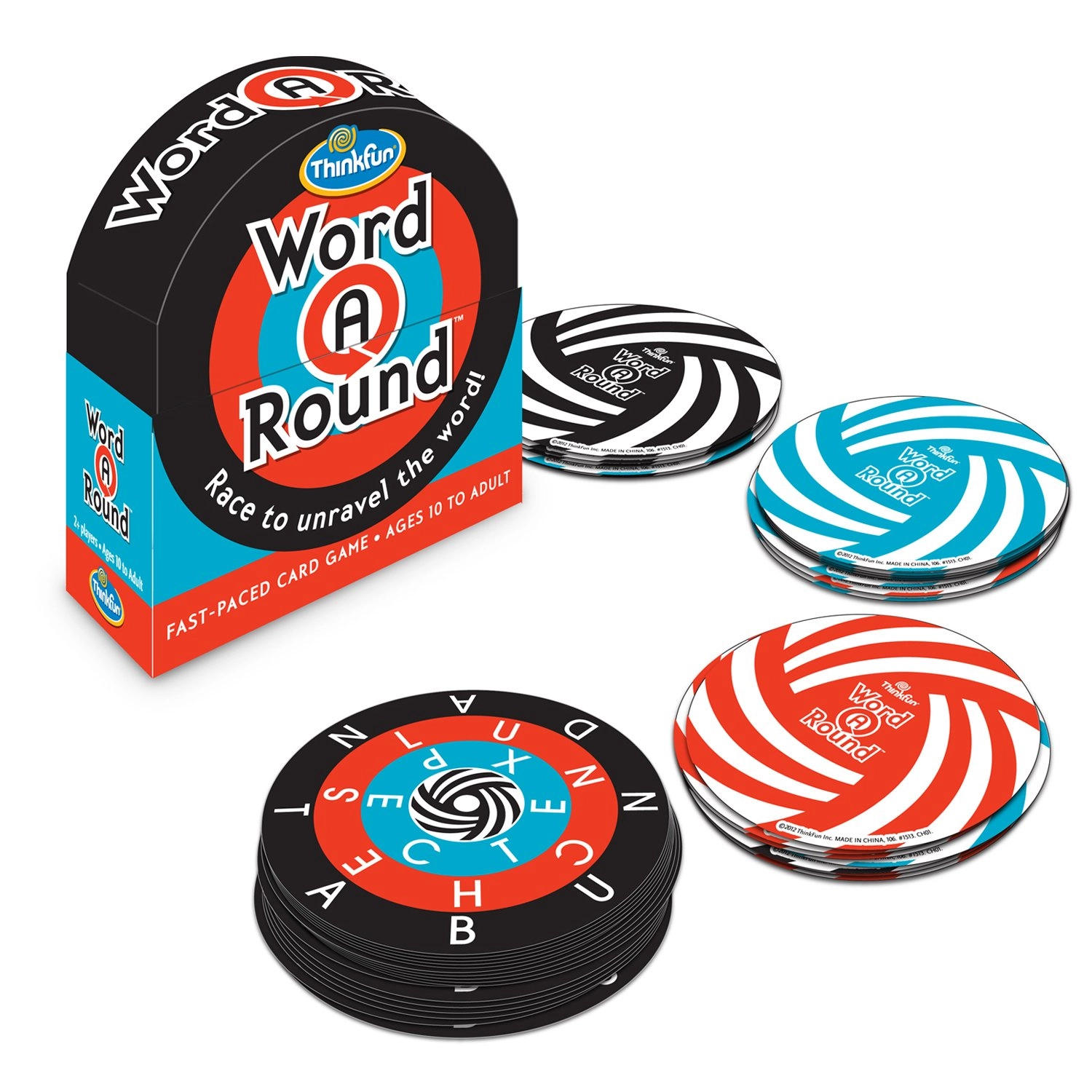 ThinkFun Word A Round - Card Game Educational
