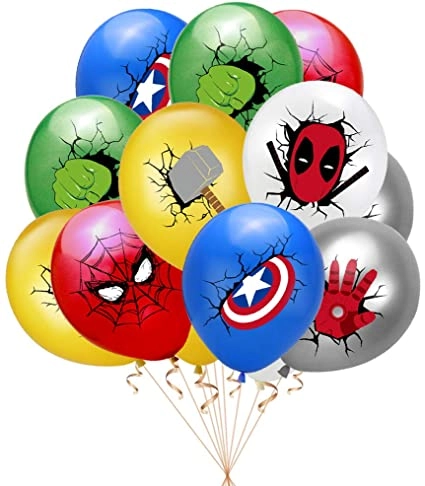 JOLLITY LLC Superhero Birthday Party Decoration - 12 Piece