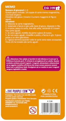 Memo.Magnetic Memory Game - 3 years+