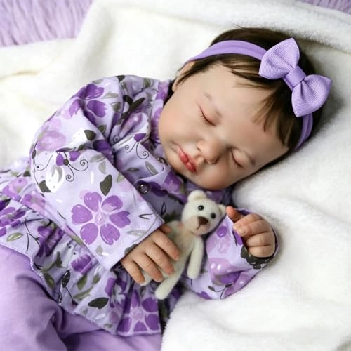 Loulou Reborn Baby Doll - 20 inch Full Body Vinyl Girl Ages 3+