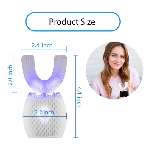 Ultrasonic Toothbrush - 30s Cleaning Wireless Charging
