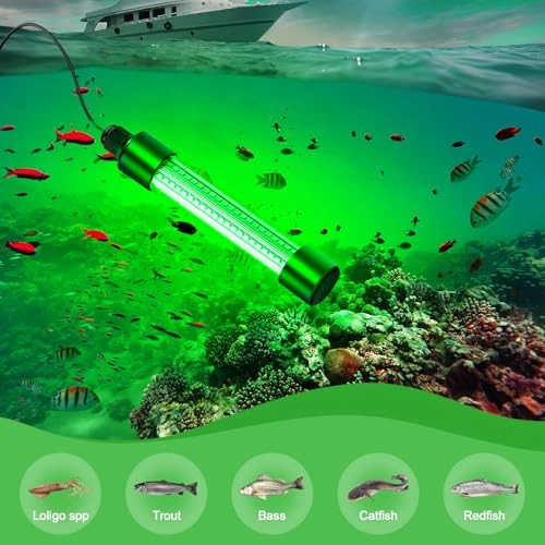 LED Underwater Fishing Light - 1300 Lumens 13W IP68