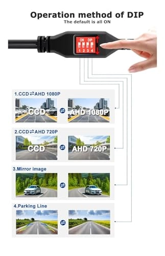 Rear View Parking Camera - Night Vision Wire