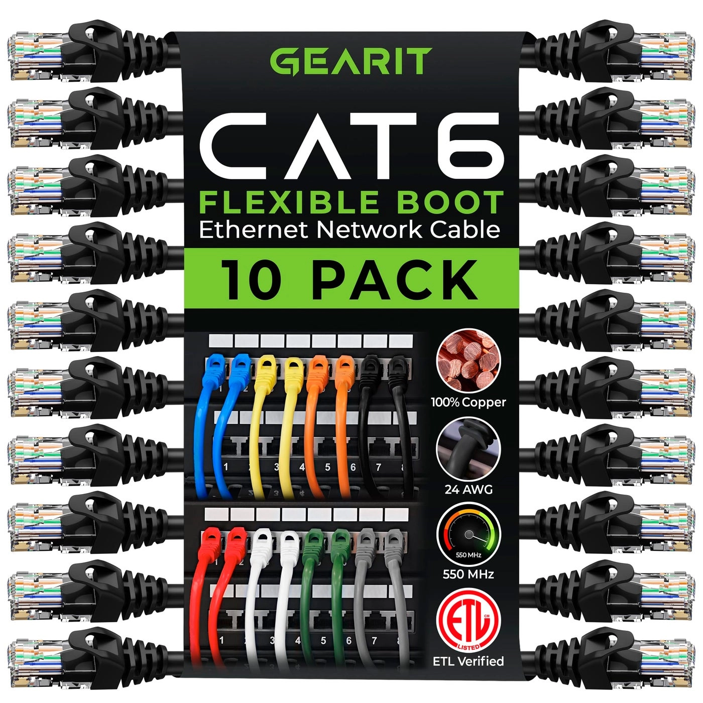 GEARit Cat6 Cable - 0.5 ft