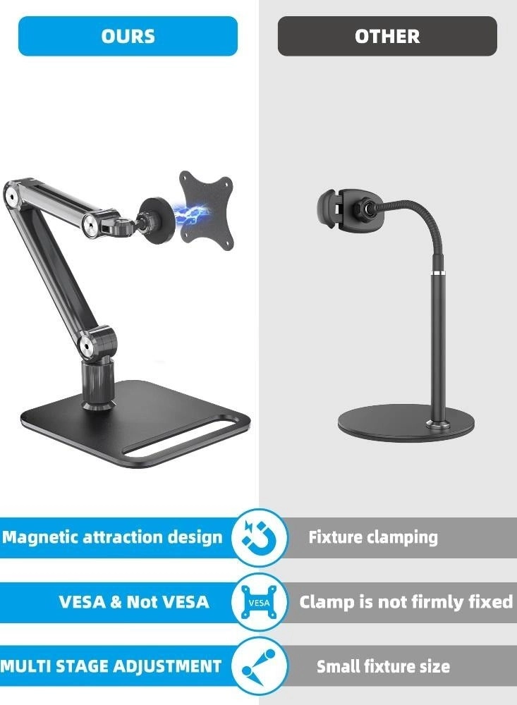 Portable Monitor Arm - 4.7-18.5 inch 75x75mm