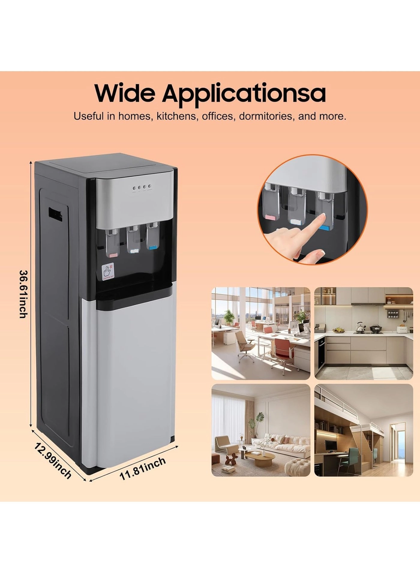 Vertical Water Dispenser - 18.9L